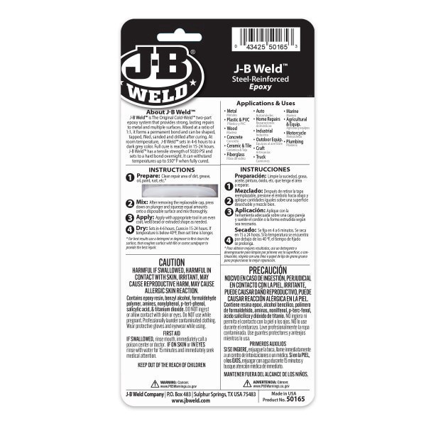 slide 5 of 5, Jb Epoxy Syrng .85Oz, 1 ct