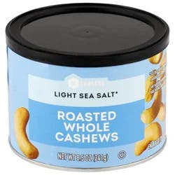 SE Grocers Roasted Lightly Salted Whole Cashews 8.5 Ounces
