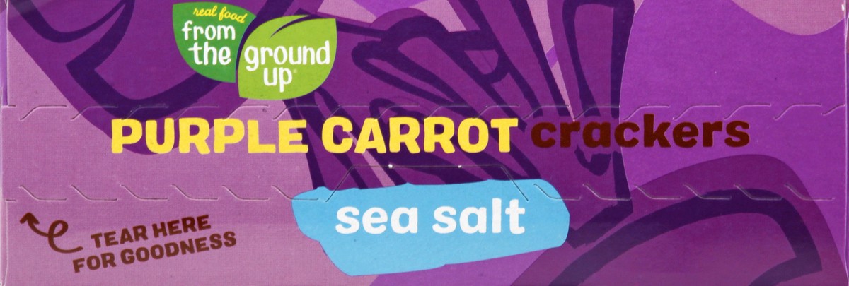 slide 8 of 13, From The Ground Up Purple Carrot Sea Salt Crackers 4 oz, 4 oz