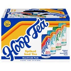 Hoop Tea Iced Tea Spiked Beer Boardwalk Pack - 12 Pack 12 fl oz Cans