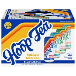 Hoop Tea Iced Tea Spiked Beer Boardwalk Pack - 12 Pack 12 fl oz Cans