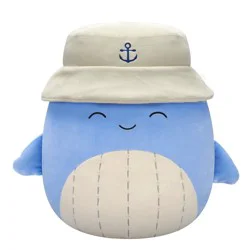 Squishmallows 16" Samir Plush Toy- Blue Whale