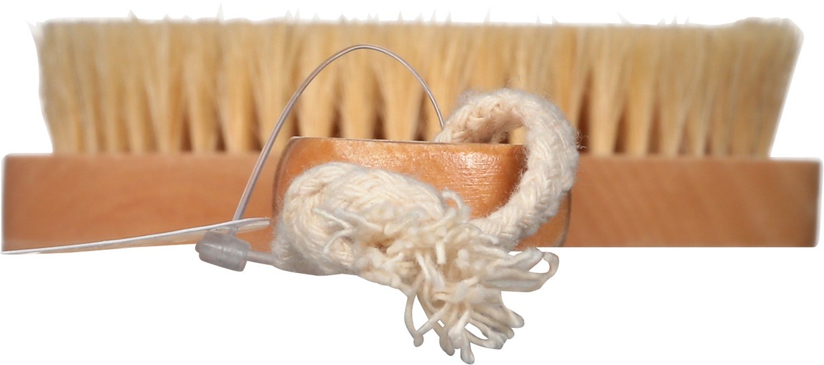 slide 2 of 9, TopCare Topco Wood Bath Brush, 1 ct