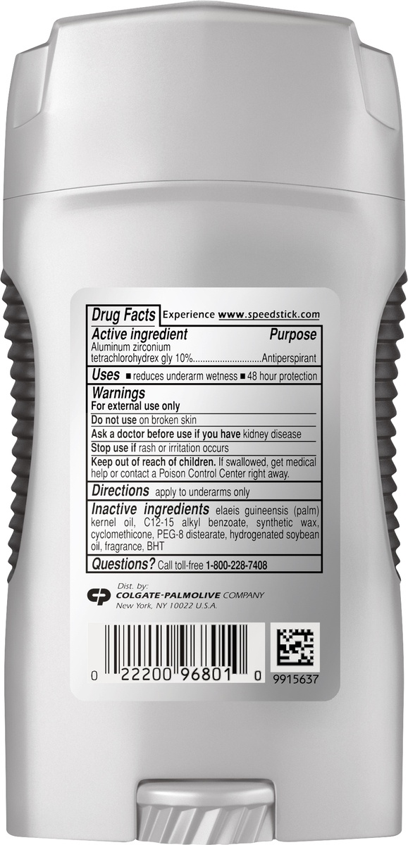 slide 2 of 3, Speed Stick Stainguard Overtime Antiperspirant/Deodorant 2.7 oz, 2.7 oz