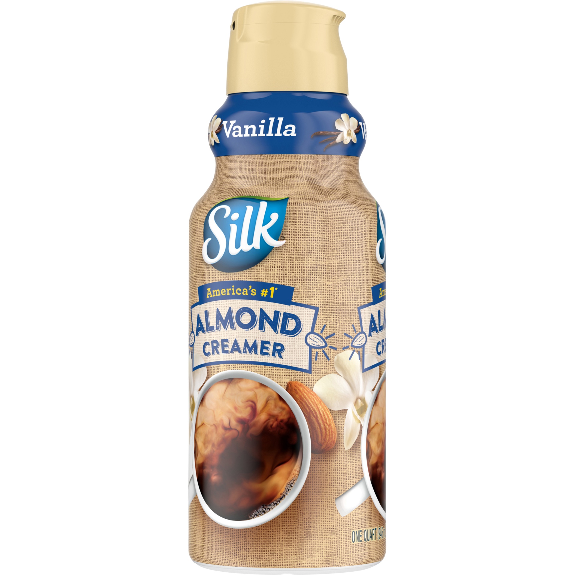 slide 4 of 6, Silk Vanilla Almond Creamer, 32 fl oz