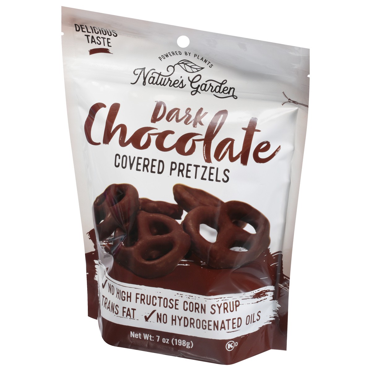 slide 5 of 9, Nature's Garden Dark Chocolate Covered Pretzels - 7 oz, 7 oz