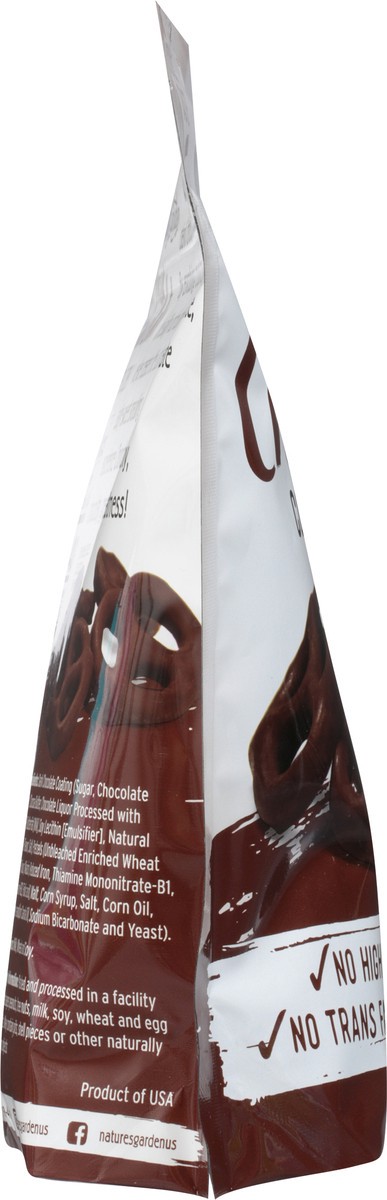 slide 6 of 9, Nature's Garden Dark Chocolate Covered Pretzels - 7 oz, 7 oz