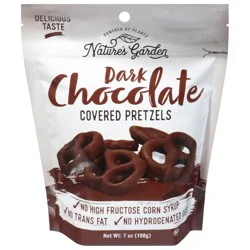 Nature's Garden Dark Chocolate Covered Pretzels - 7 oz