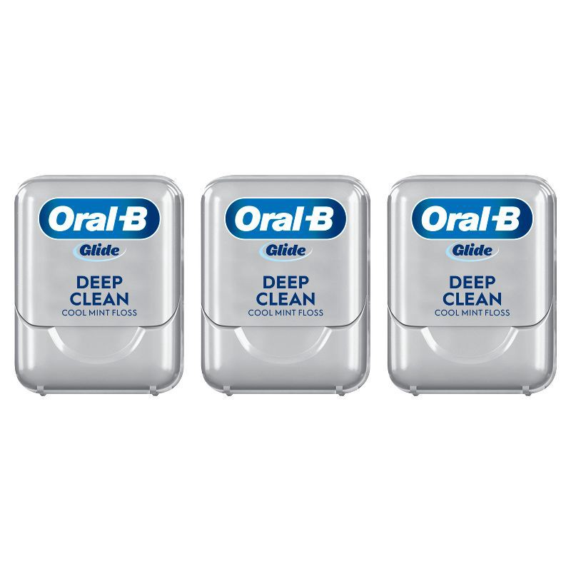 slide 4 of 12, Oral-B Glide Pro-Health Deep Clean Dental Floss, Cool Mint - 3pk, 3 ct