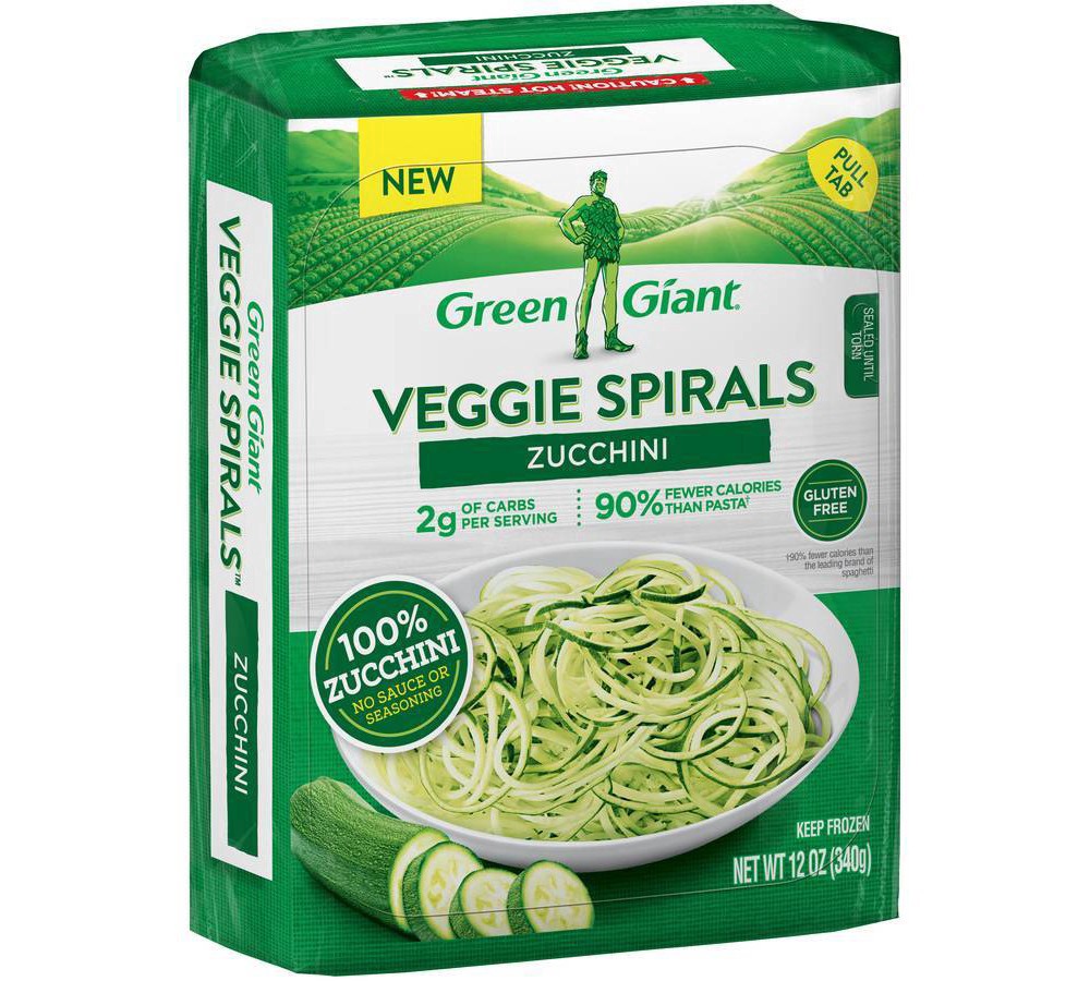 slide 3 of 3, Green Giant Veggie Spirals Zucchini, Frozen Vegetables, 12 oz, 12 oz