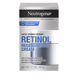 Neutrogena Rapid Wrinkle Repair Retinol Face Moisturizer with Hyaluronic Acid - 1.7 oz: Paraben-Free, Normal Skin, Floral Scent