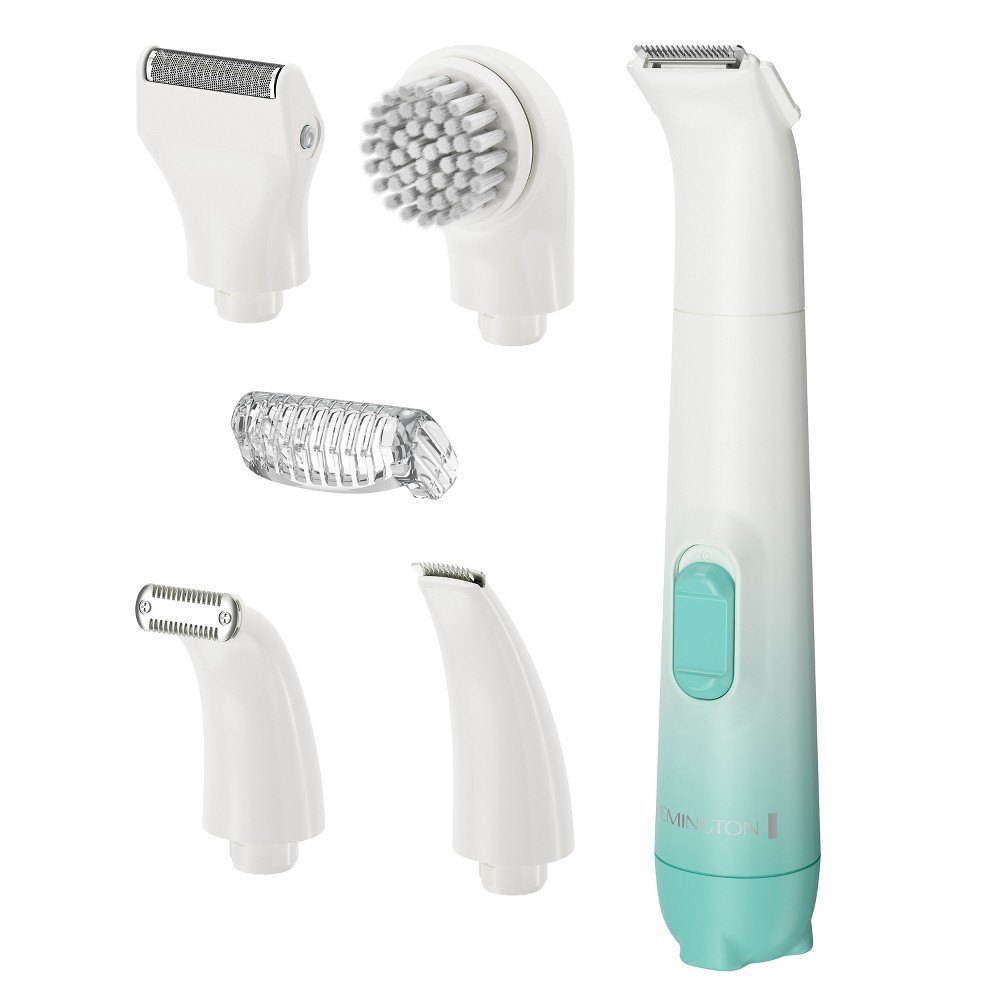 slide 2 of 11, Remington Smooth & Silky 8-Piece Body and Bikini Groomer Kit - Mint/White - WPG4050, 1 ct