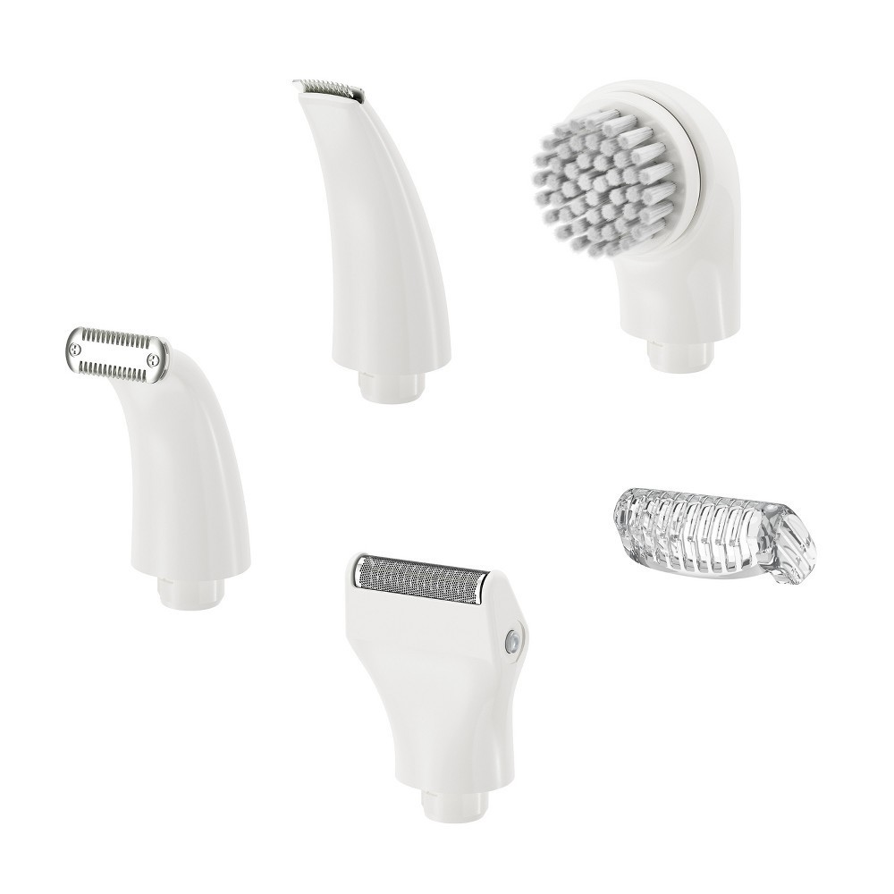 slide 5 of 11, Remington Smooth & Silky 8-Piece Body and Bikini Groomer Kit - Mint/White - WPG4050, 1 ct