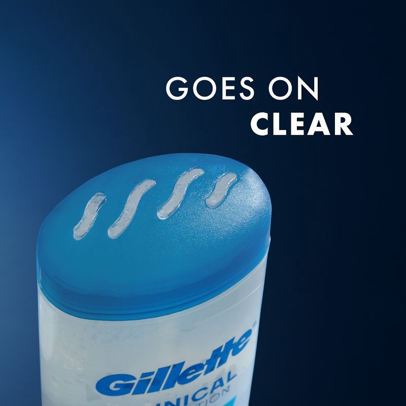 slide 8 of 12, Gillette 72 Hours Sweat Protection Clear Gel Antiperspirant & Deodorant for Men Cool Wave - 2.6oz, 2.6 oz