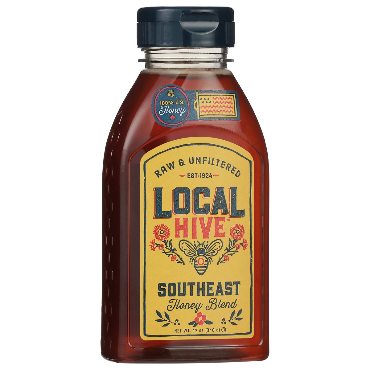 slide 4 of 9, Local Hive Southeast Raw & Unfiltered Honey Blend 12 oz, 12 oz