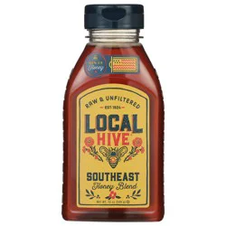 Local Hive Southeast Raw & Unfiltered Honey Blend 12 oz