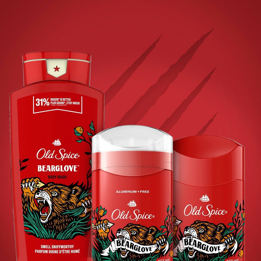 slide 6 of 7, Old Spice Wild Collection Bearglove Body Wash - 21 fl oz, 21 fl oz