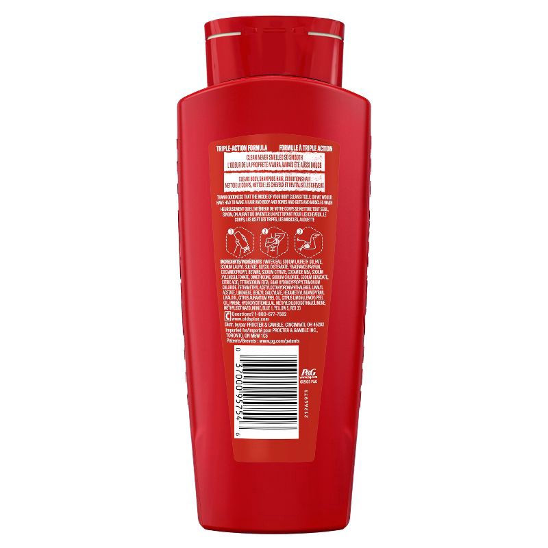 slide 9 of 9, Old Spice High Endurance 3 in 1 Hair Body Wash - 24 fl oz, 24 fl oz