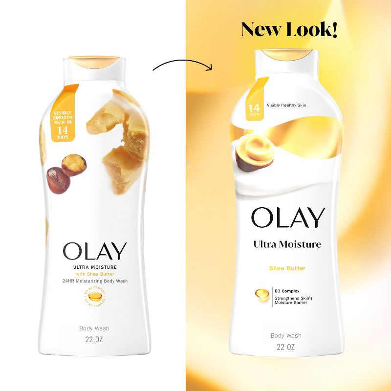 slide 6 of 11, Olay Ultra Moisture Body Wash with Shea Butter - 22 fl oz, 22 fl oz