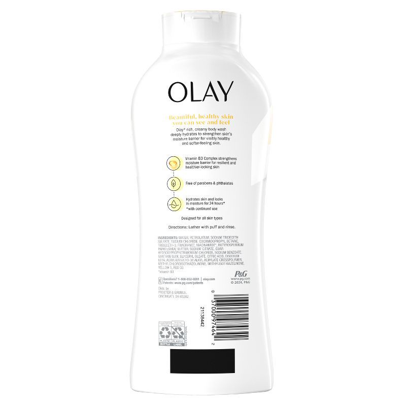 slide 7 of 8, Olay Ultra Moisture Body Wash with Shea Butter - 22 fl oz, 22 fl oz