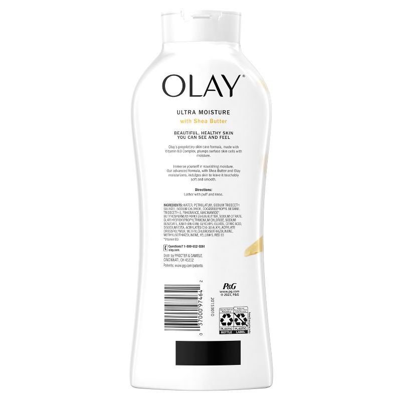 slide 8 of 8, Olay Ultra Moisture Body Wash with Shea Butter - 22 fl oz, 22 fl oz