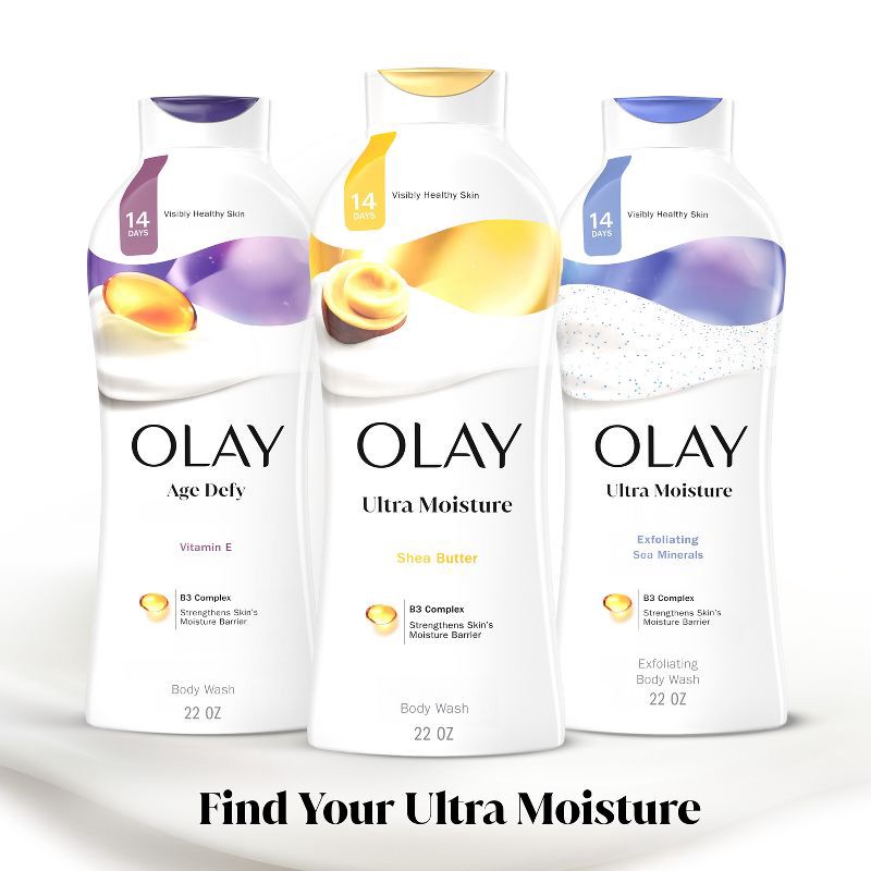 slide 10 of 11, Olay Ultra Moisture Body Wash with Shea Butter - 22 fl oz, 22 fl oz