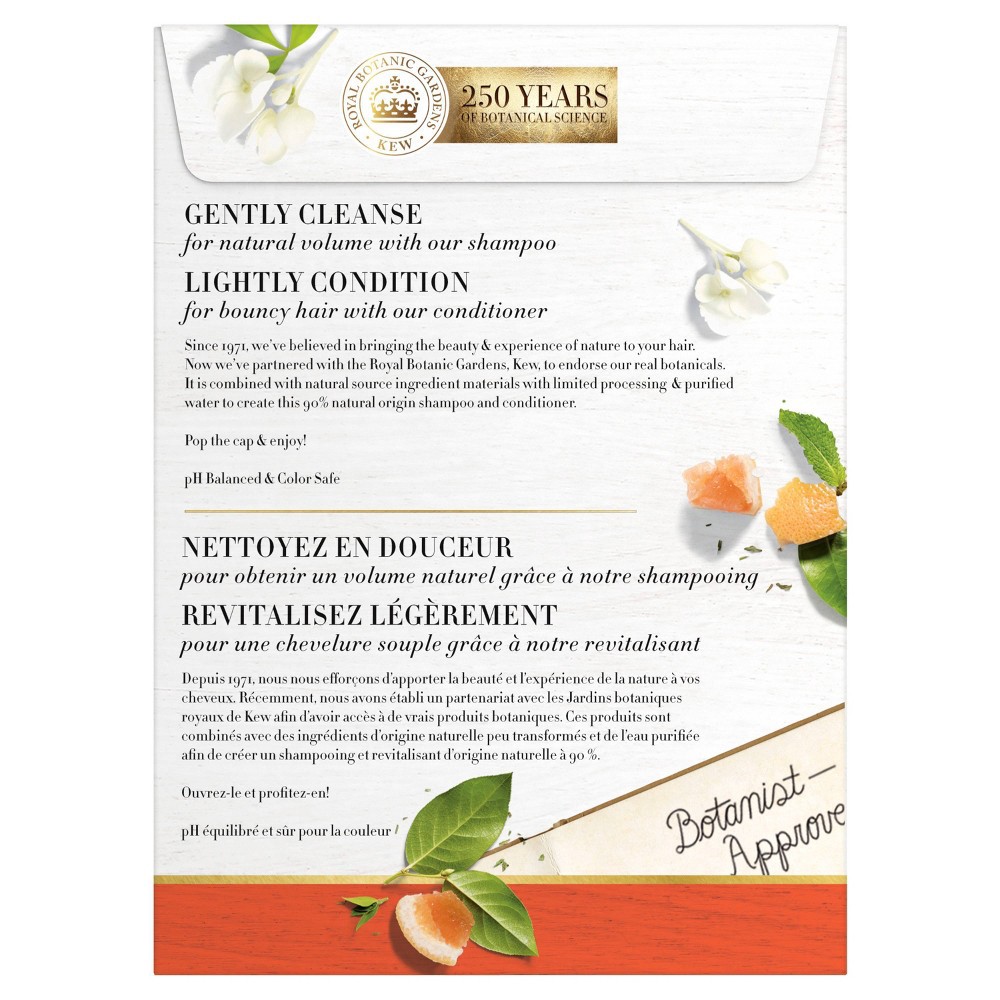 slide 8 of 8, Herbal Essences Bio:renew Volumizing Shampoo & Conditioner Dual Pack with White Grapefruit & Mosa Mint - 27 fl oz/2ct, 27 fl oz, 2 ct