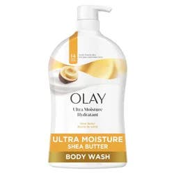 Olay Ultra Moisture Body Wash with Pump - Shea Butter - 33 fl oz