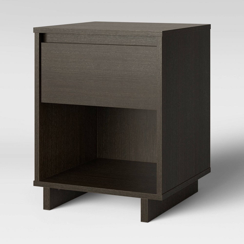 slide 3 of 7, Modern Nightstand Espresso - Room Essentials, 1 ct