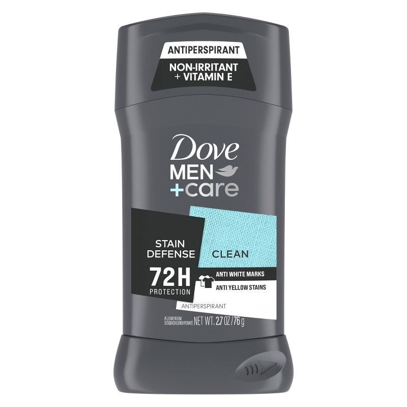 slide 2 of 9, Dove Men+Care 72-Hour Stain Defense Antiperspirant & Deodorant Stick - Clean - 2.7oz, 2.7 oz