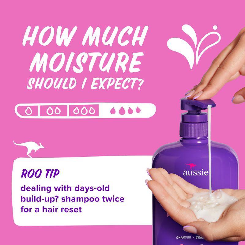 slide 5 of 9, Aussie Paraben-Free Total Miracle Shampoo with Apricot & Macadamia For Damage Hair - 30.4 fl oz, 30.4 fl oz