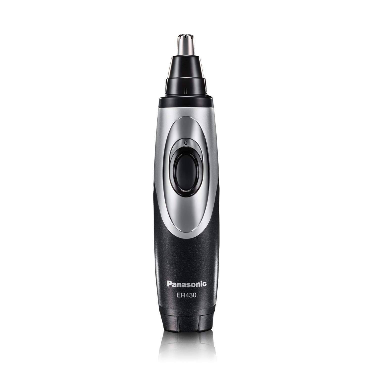 slide 1 of 4, Panasonic Nose/Ear Hair Wet/Dry Electric Trimmer with Micro Vacuum System - ER430K, 1 ct