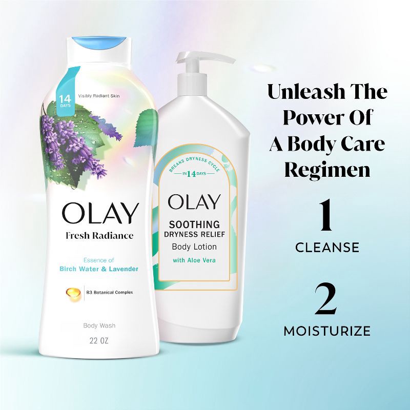 slide 8 of 11, Olay Fresh Outlast Body Wash with Notes Of Birch Water & Lavender - 22 fl oz, 22 fl oz