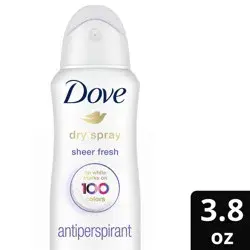 Dove Beauty Advanced Care Sheer Fresh 48-Hour Women's Antiperspirant & Deodorant Dry Spray - 3.8oz