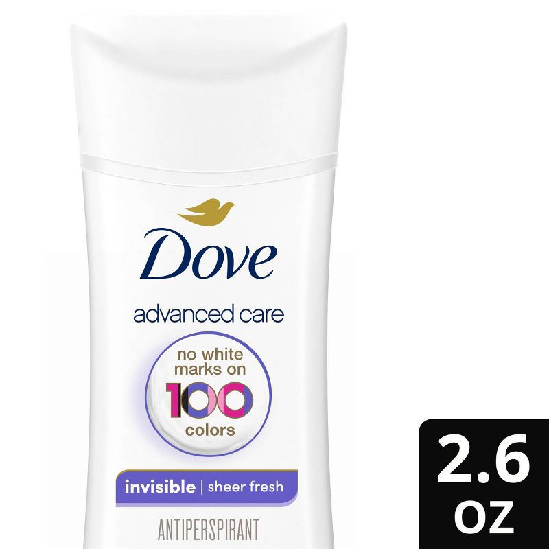 slide 1 of 9, Dove Beauty Advanced Care Sheer Fresh 72-Hour Women's Antiperspirant & Deodorant Stick - 2.6oz, 2.6 oz