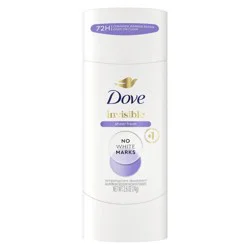 Dove Beauty Advanced Care Sheer Fresh 72-Hour Women's Antiperspirant & Deodorant Stick - 2.6oz: Aluminum Zirconium Protects, Dye-Free Formula