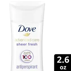 Dove Beauty Advanced Care Sheer Fresh 48-Hour Women's Antiperspirant & Deodorant Stick - 2.6oz