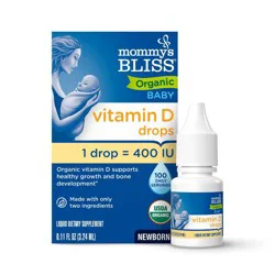 Mommy's Bliss Baby Organic Vitamin D Drops - 0.11oz (100 Servings)