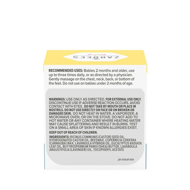 slide 2 of 16, Zarbee's Baby Soothing Chest Rub, Eucalyptus, Lavender & Beeswax - 1.5 oz, 1.5 oz