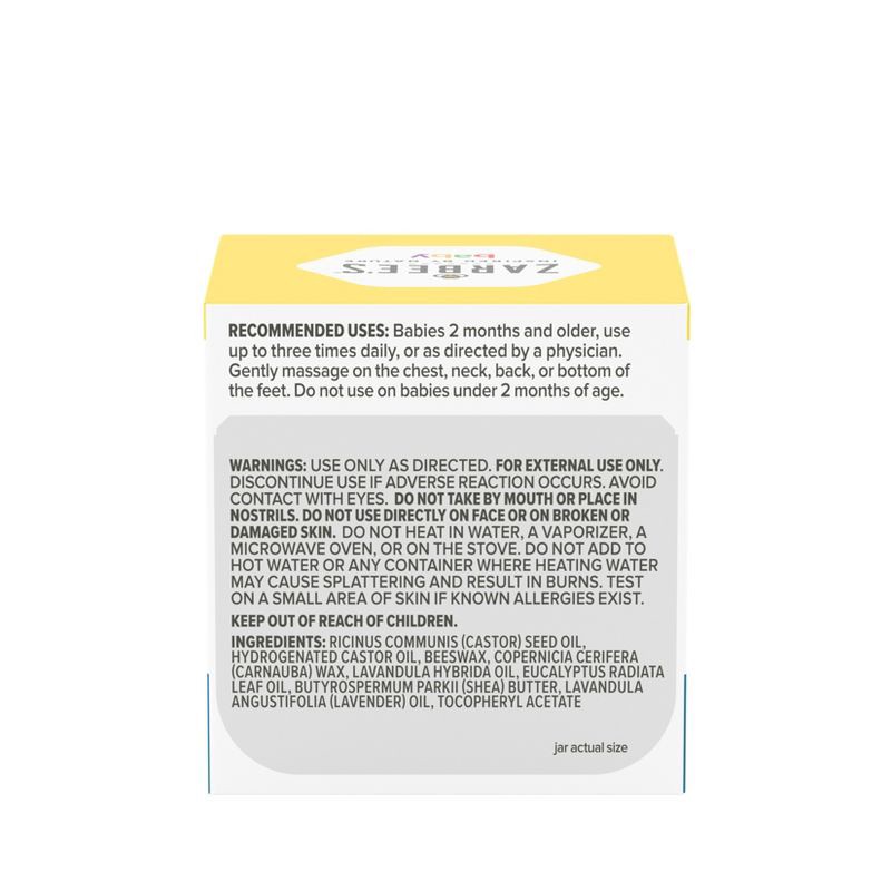 slide 2 of 10, Zarbee's Baby Soothing Chest Rub, Eucalyptus, Lavender & Beeswax - 1.5 oz, 1.5 oz