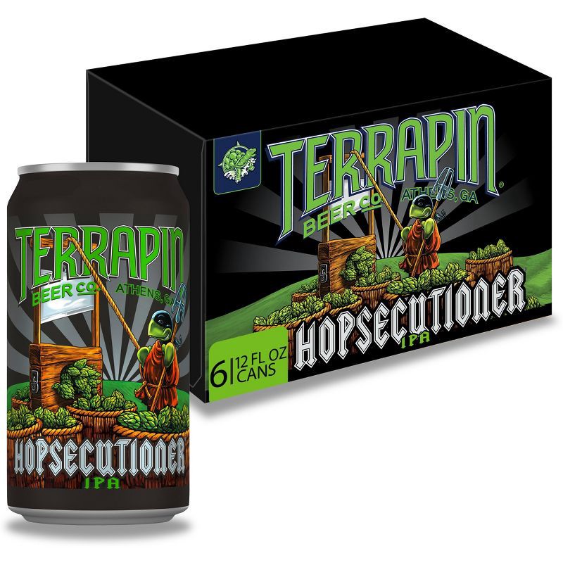 slide 1 of 9, Terrapin Beer Co. Terrapin Hopsecutioner IPA Beer - 6pk/12 fl oz Cans, 6 ct; 12 fl oz
