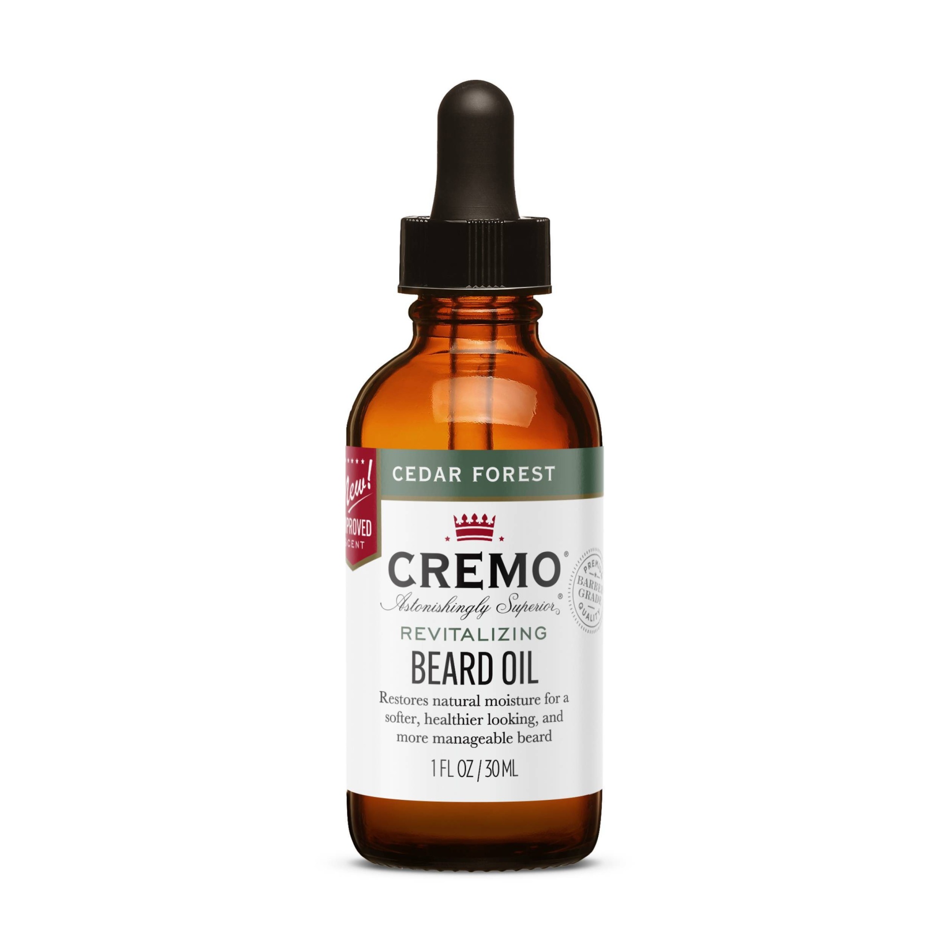 slide 1 of 4, Cremo Forest Blend Revitalizing Beard Oil - 1 fl oz, 1 fl oz