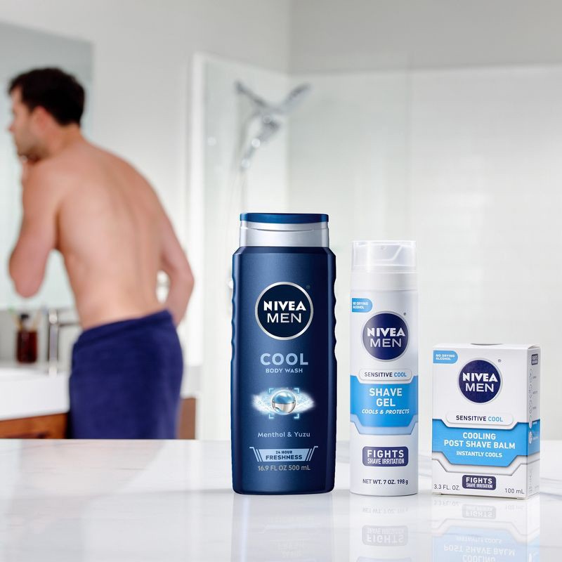 slide 3 of 5, Nivea Men Cool Body Wash with Icy Menthol and Yuzu - 2pk/16.9 fl oz, 2 ct, 16.9 fl oz