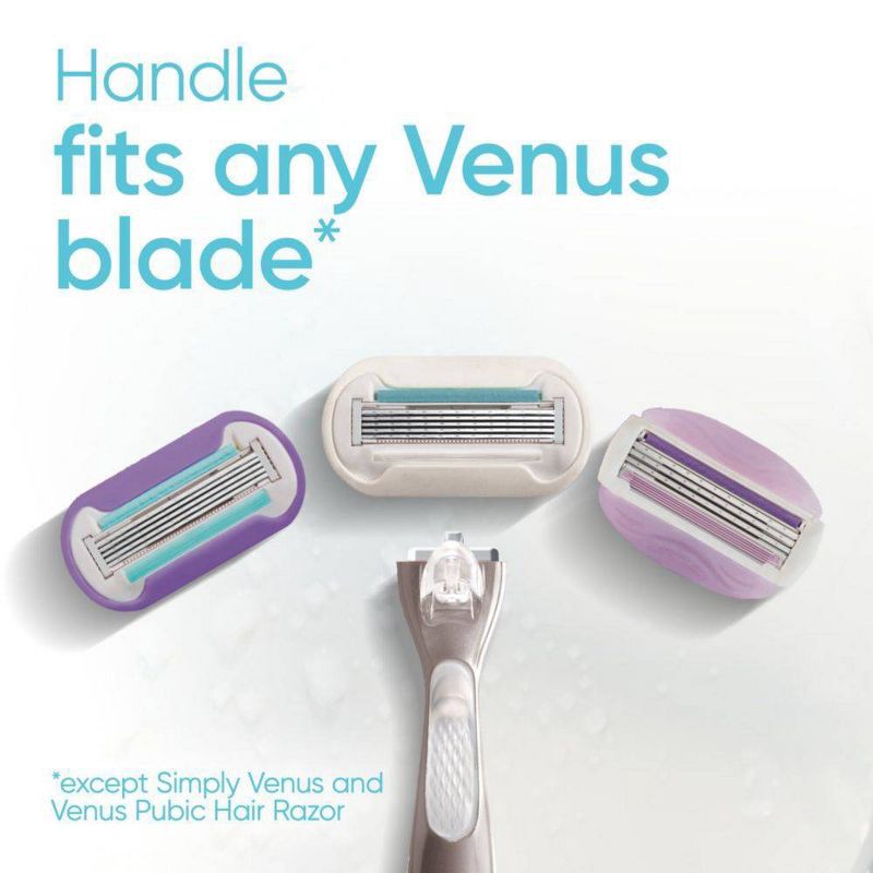 slide 8 of 11, Venus Deluxe Smooth Sensitive Women's Razor Blade Refills - 6ct, 6 ct