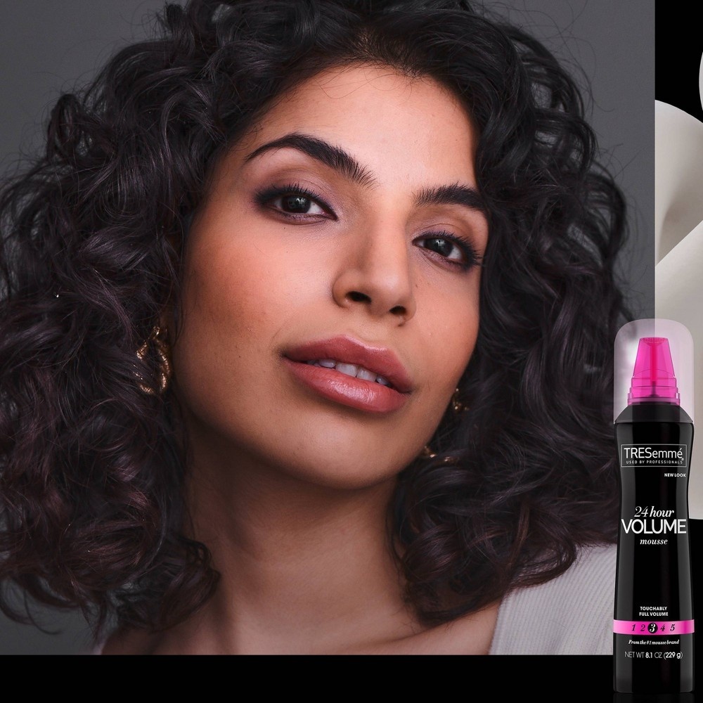 slide 6 of 6, Tresemme 24 Hour Body with Volume Control Complex Amplifying Mousse, 8.1 oz