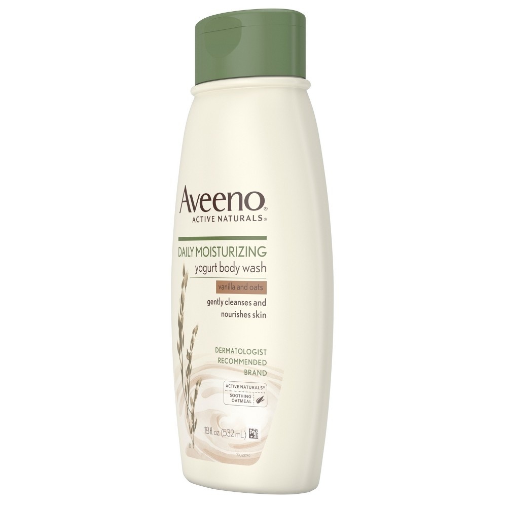 slide 6 of 8, Aveeno Daily Moisturizing Yogurt Body Wash, 18 oz