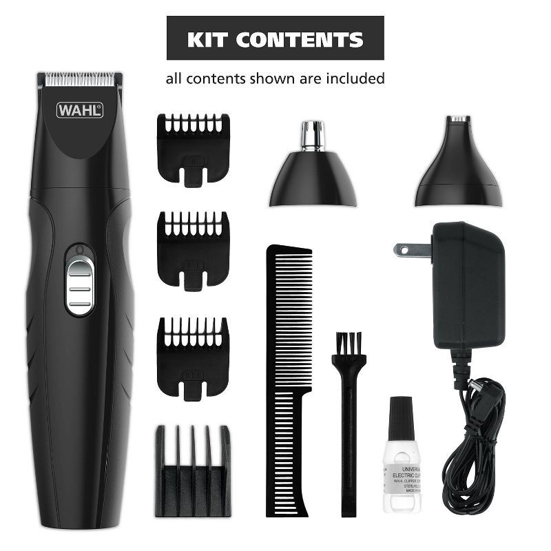 slide 10 of 12, Wahl All In One Cordless Electric Beard Trimmer, Detailer, and Nose Trimmer for Men, 1 ct