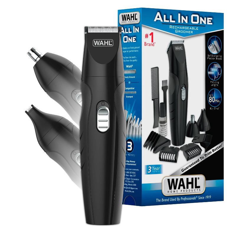 slide 6 of 12, Wahl All In One Cordless Electric Beard Trimmer, Detailer, and Nose Trimmer for Men, 1 ct