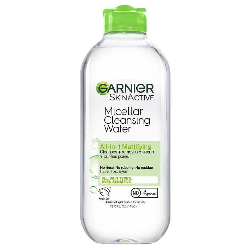 slide 1 of 7, Garnier Mattifying Micellar Water Makeup Remover for Oily Skin - 13.5 fl oz, 13.5 fl oz