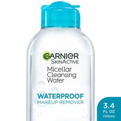 Unscented Garnier Skin Active Micellar Cleansing Water - For Waterproof Makeup - 3.4 fl oz